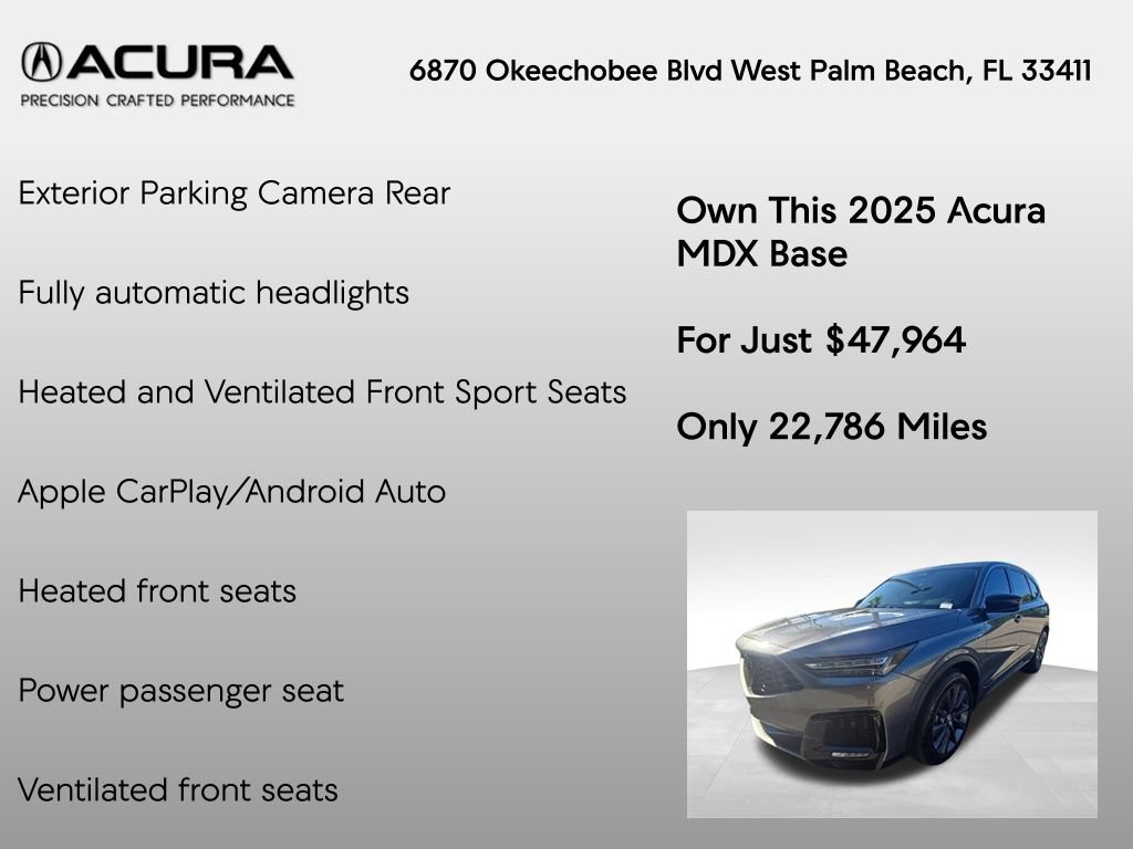 Used 2025 Acura MDX A-Spec AWD/4WD image 14