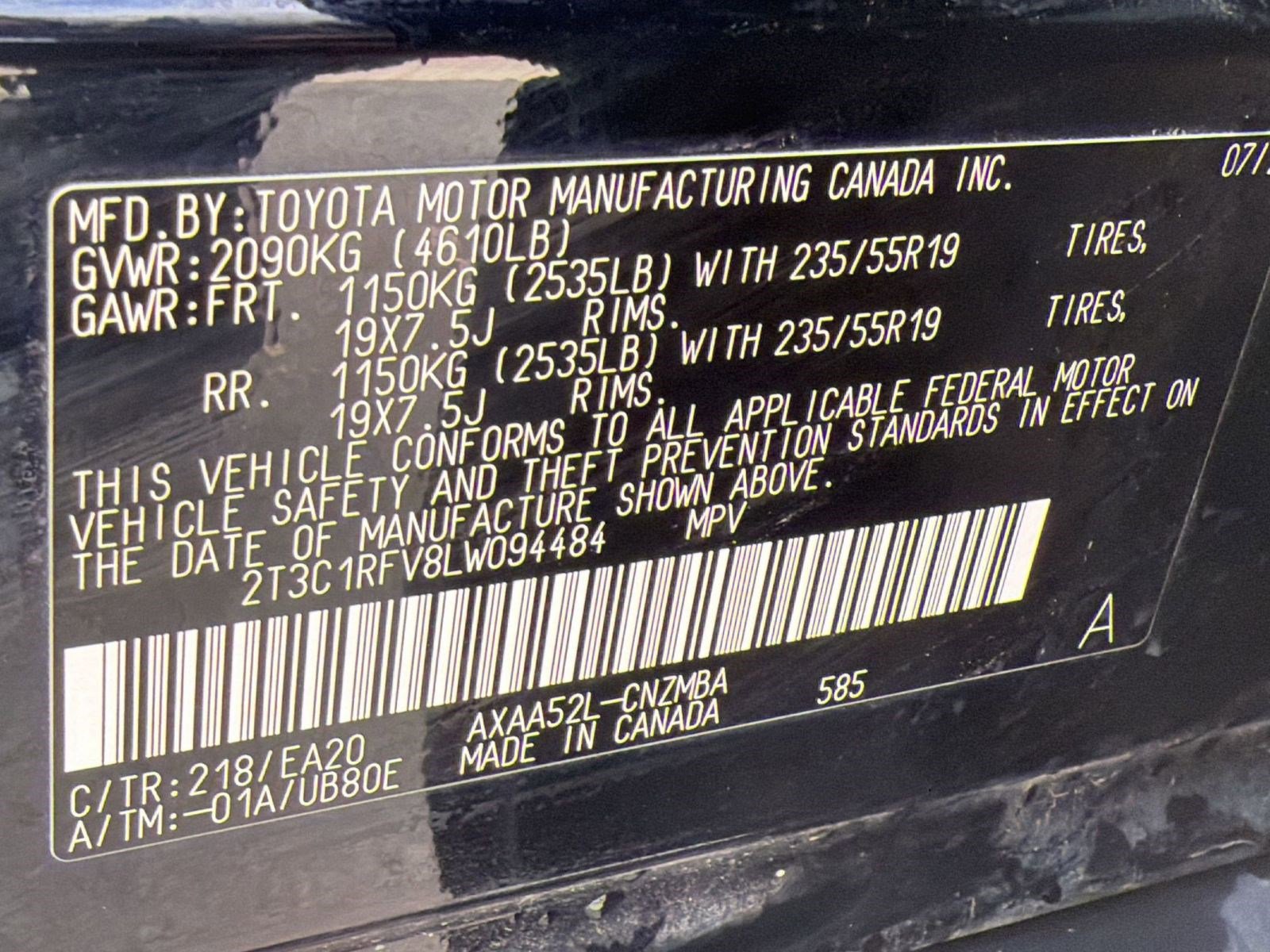 Used 2020 Toyota RAV4 XLE Premium image 19