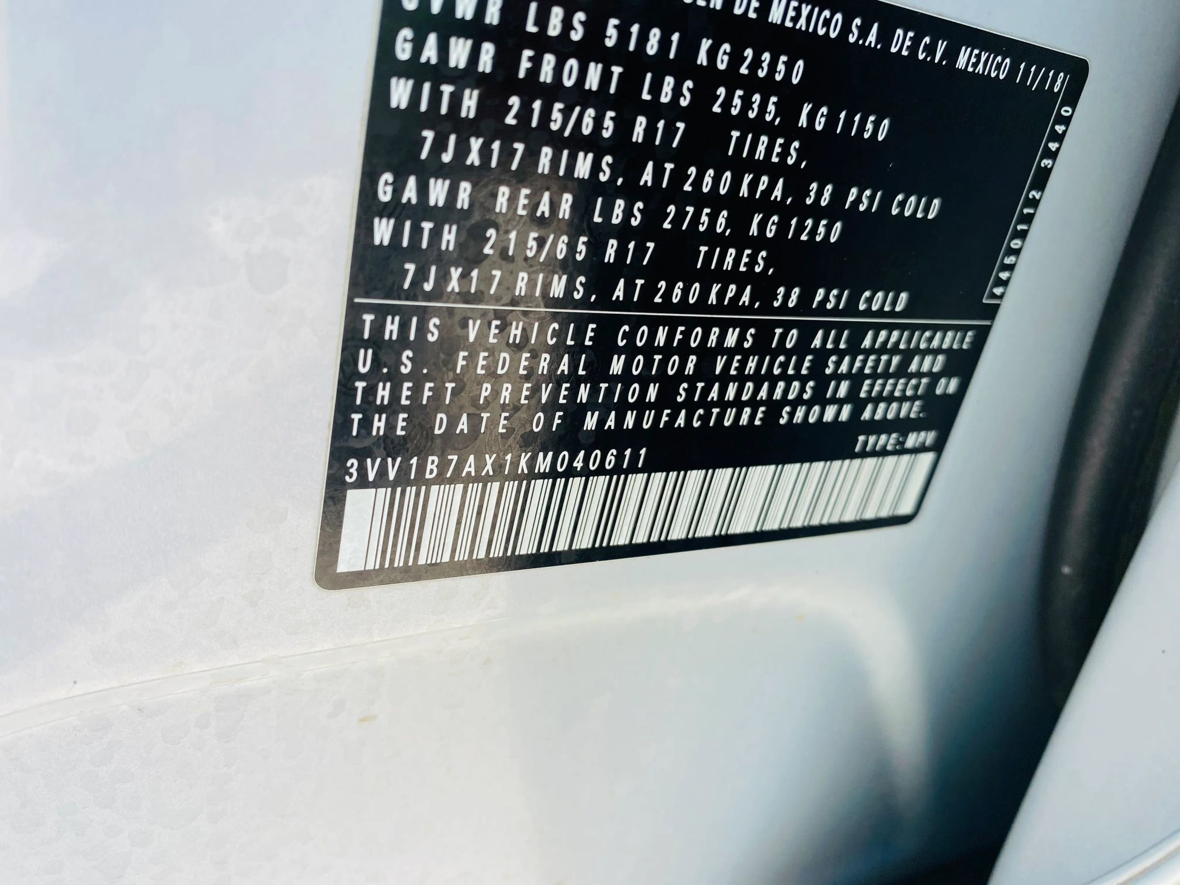 Used 2019 Volkswagen Tiguan S image 6