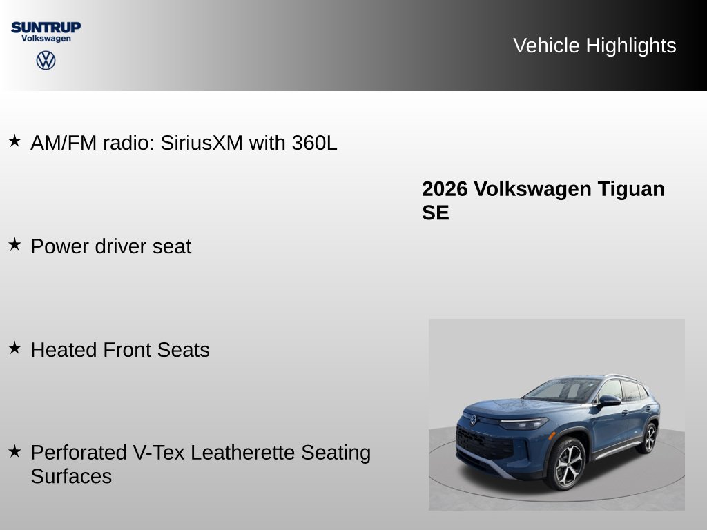 Used 2026 Volkswagen Tiguan SE AWD/4WD image 7