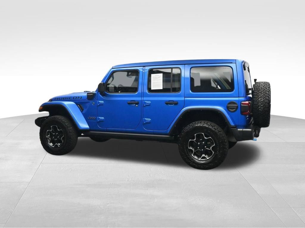 Used 2021 Jeep Wrangler Unlimited Rubicon 4xe w/ Cold Weather Group AWD/4WD image 3