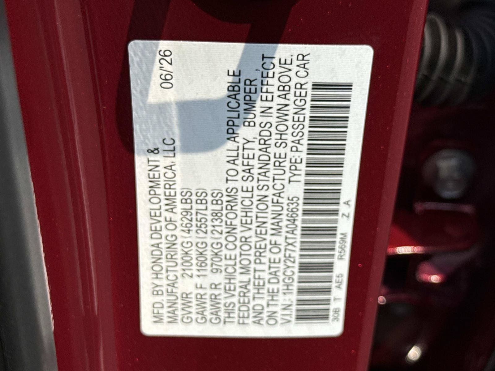 New 2026 Honda Accord Sport image 25