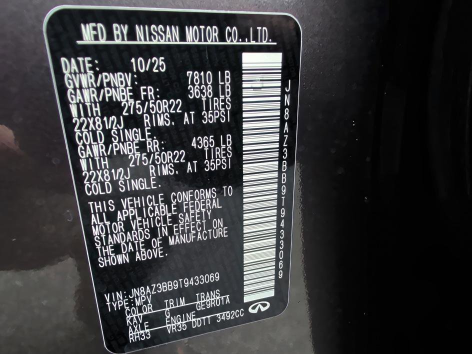 New 2026 INFINITI QX80 Luxe w/ Cargo Package image 26