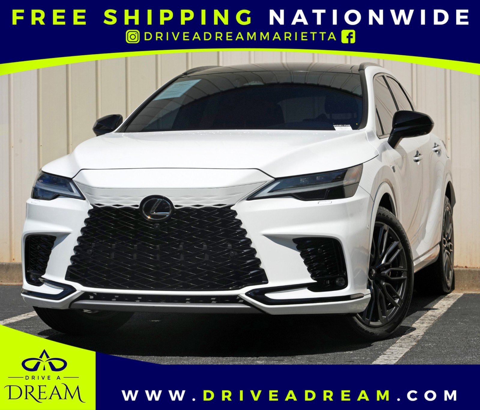 Used 2023 Lexus RX 500h F Sport w/ Accessory Package (Z1) AWD/4WD video 1