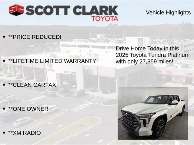 Used 2025 Toyota Tundra Platinum AWD/4WD image 13