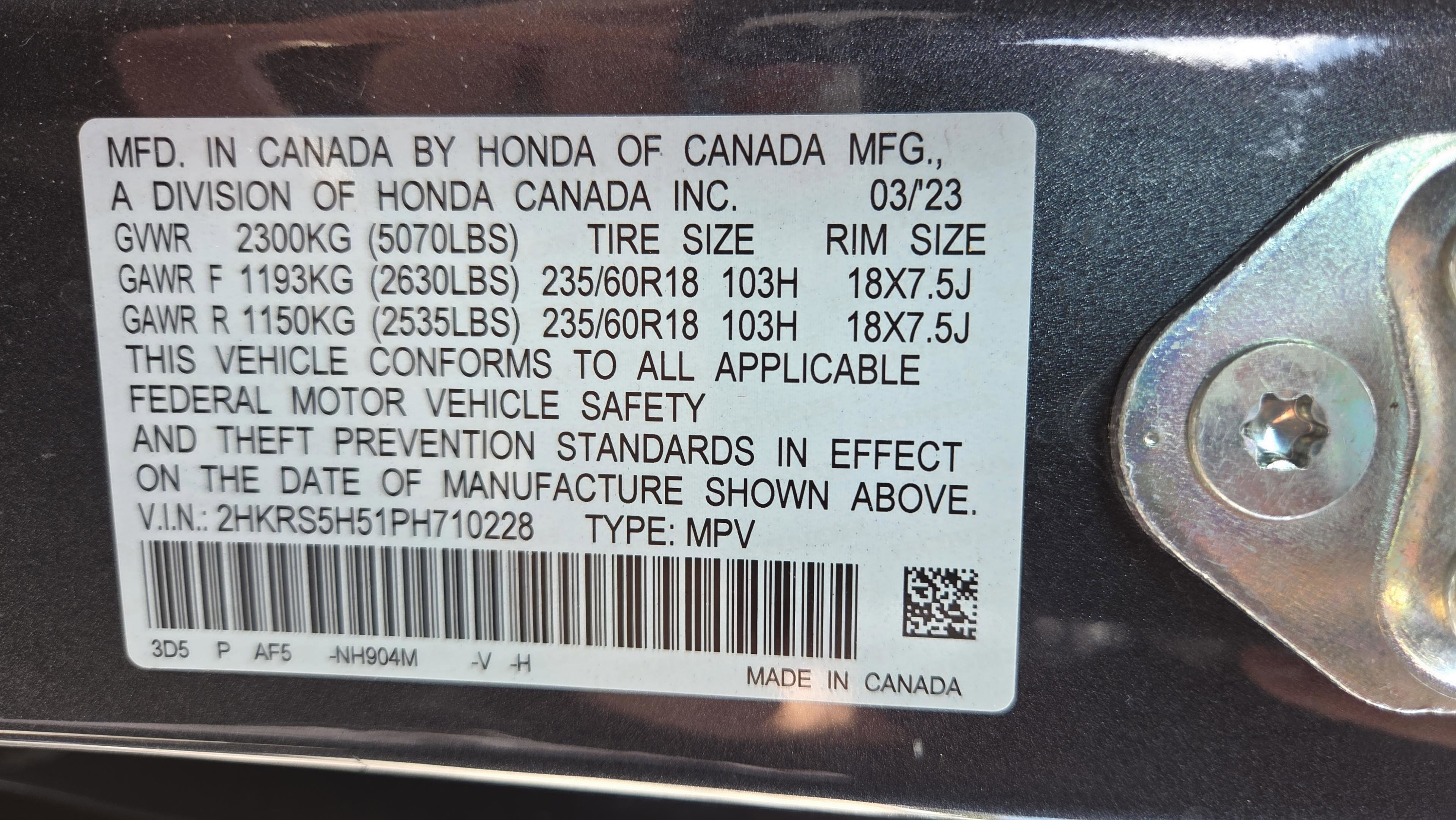 Used 2023 Honda CR-V Sport image 18