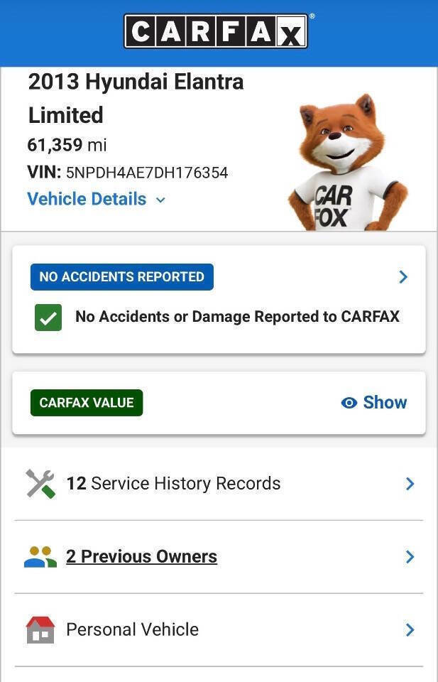 Used 2013 Hyundai Elantra Limited FWD image 10