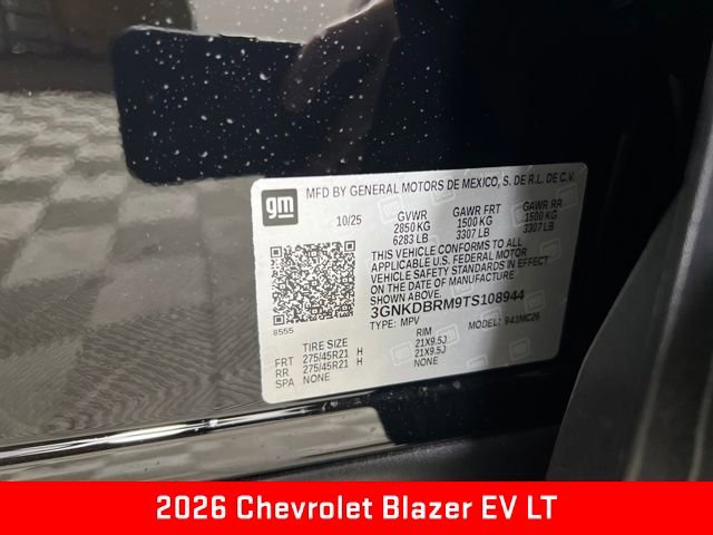 New 2026 Chevrolet Blazer EV LT image 25
