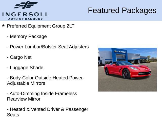 Used 2014 Chevrolet Corvette Stingray Coupe w/ 2LT Preferred Equipment Group RWD image 10