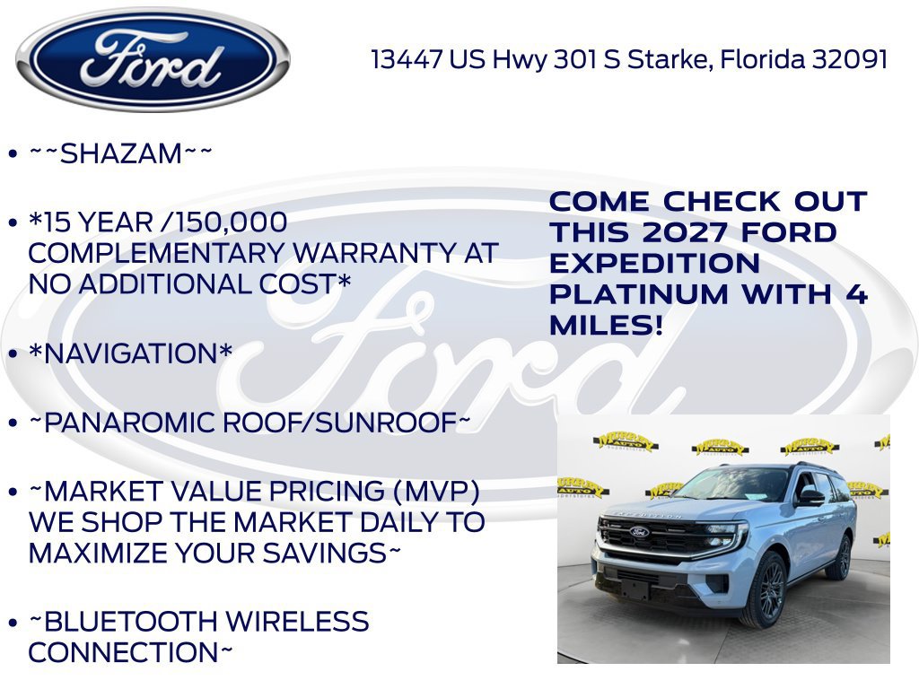 New 2027 Ford Expedition Platinum w/ Driver's Package AWD/4WD image 5