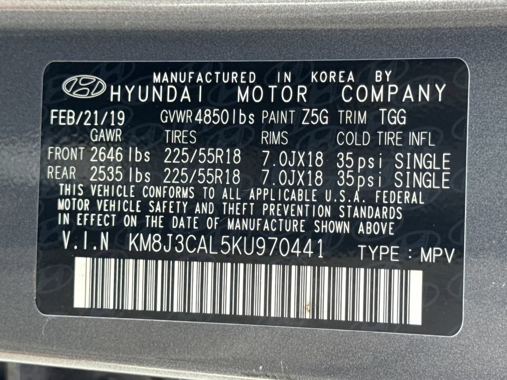 Used 2019 Hyundai Tucson SEL w/ Cargo Package AWD/4WD image 28