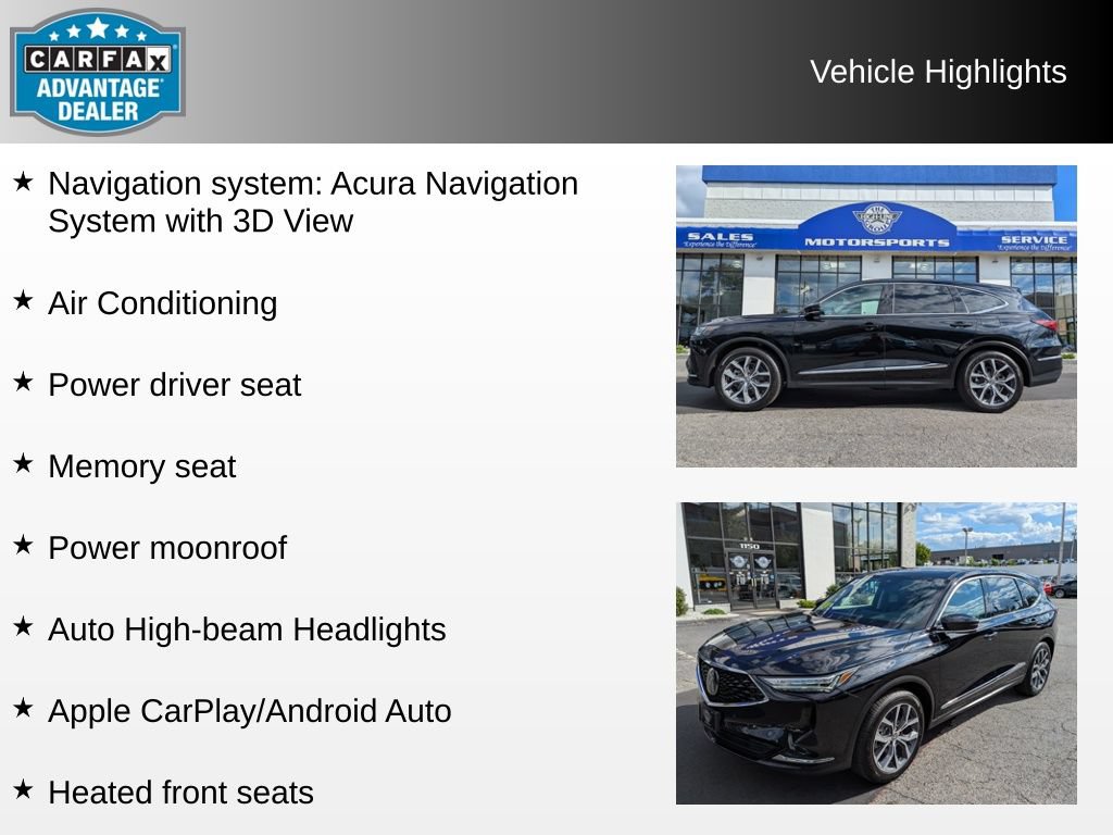 Used 2023 Acura MDX w/ Technology Package AWD/4WD image 4