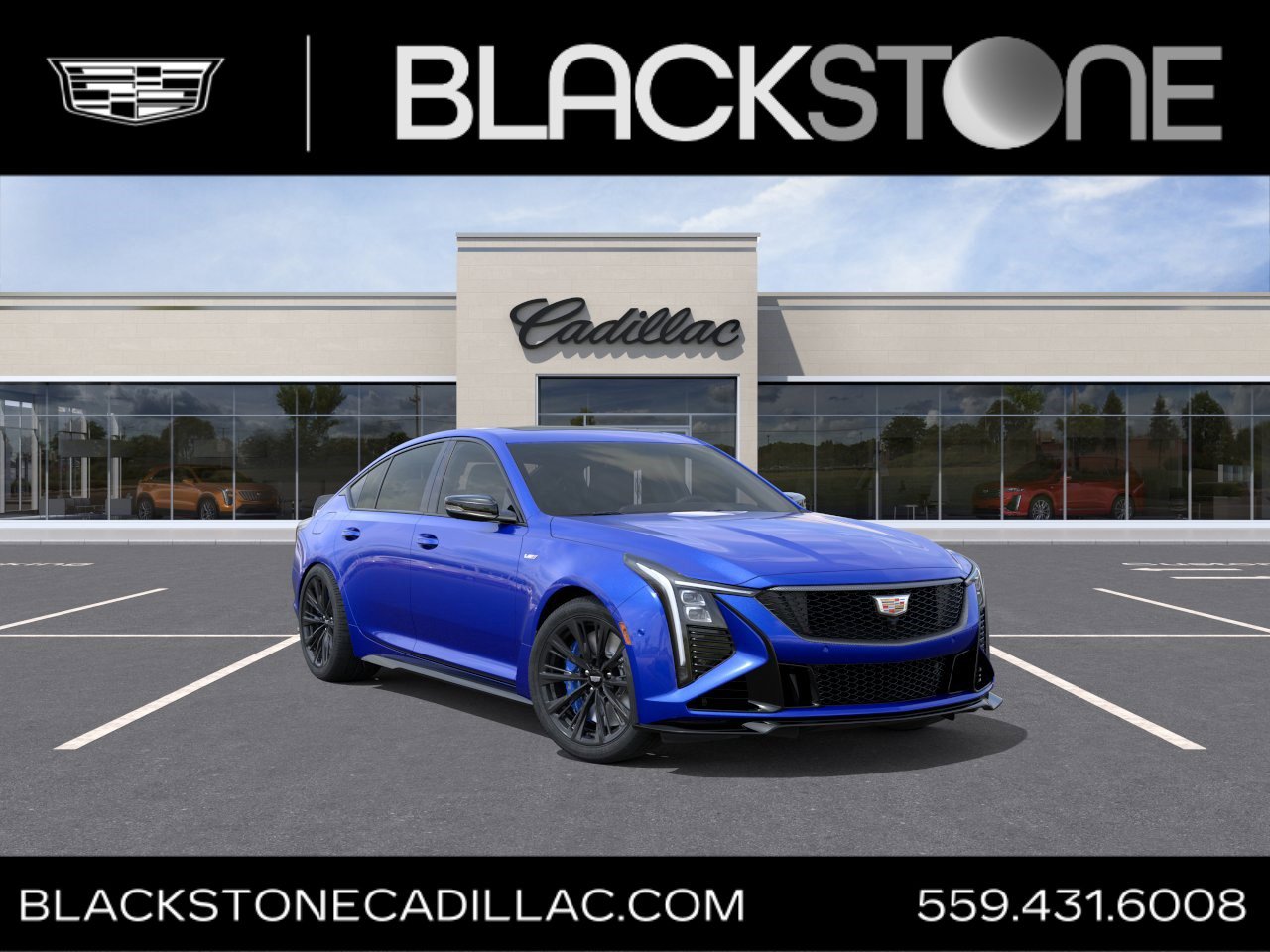 New 2026 Cadillac CT5 V Blackwing w/ Deep Ocean Appearance Package RWD image 1