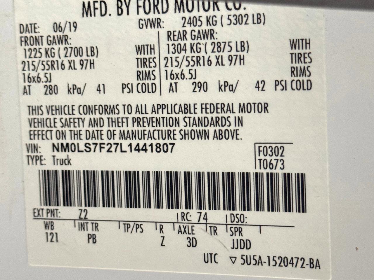 Used 2020 Ford Transit Connect XLT image 50