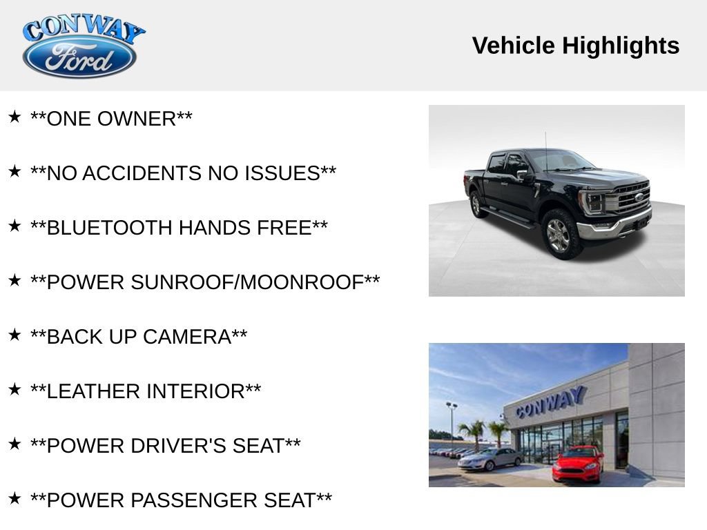 Used 2023 Ford F150 Lariat w/ Equipment Group 502A High image 4