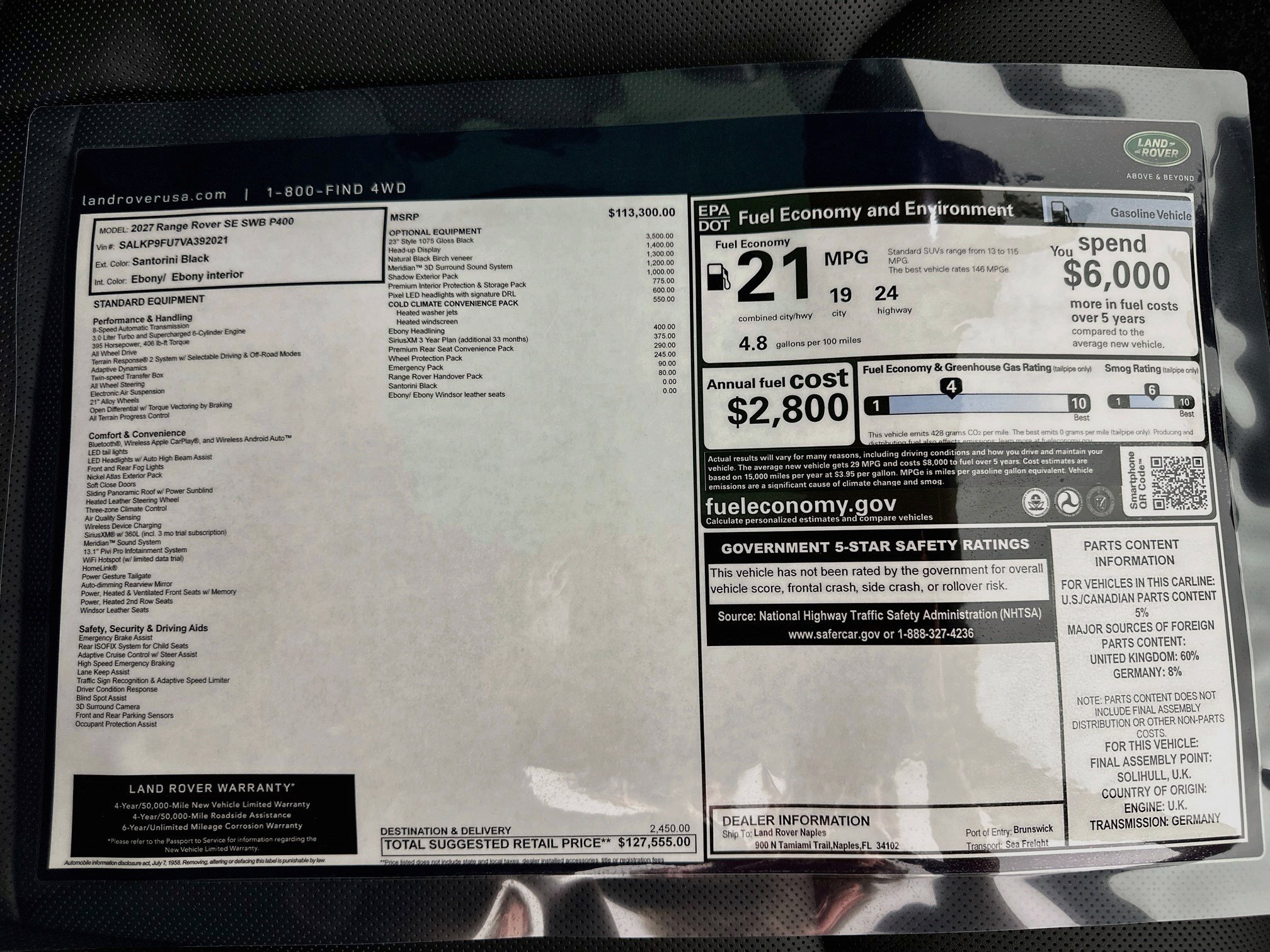 New 2027 Land Rover Range Rover SE AWD/4WD image 27