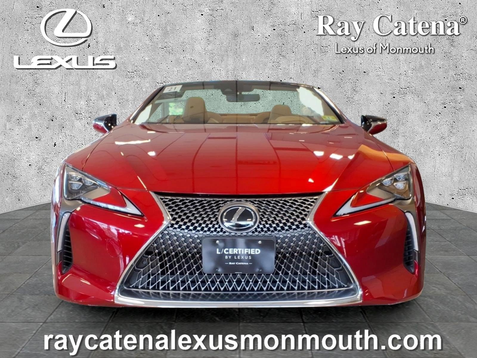 Certified 2021 Lexus LC 500 Convertible w/ Touring Package RWD image 2