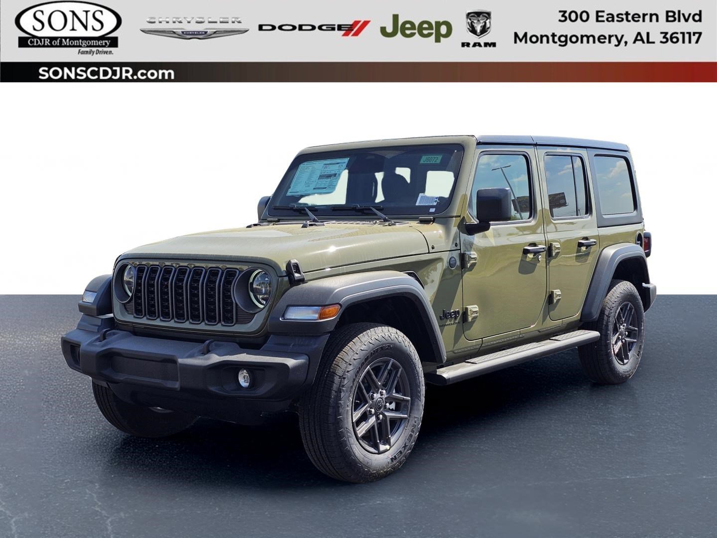 New 2026 Jeep Wrangler Unlimited Sport AWD/4WD image 1