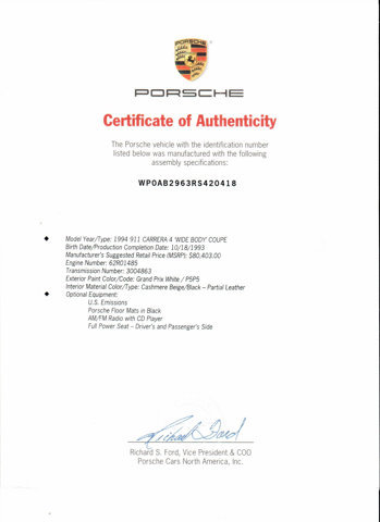 Used 1994 Porsche 911 Carrera 4 image 12