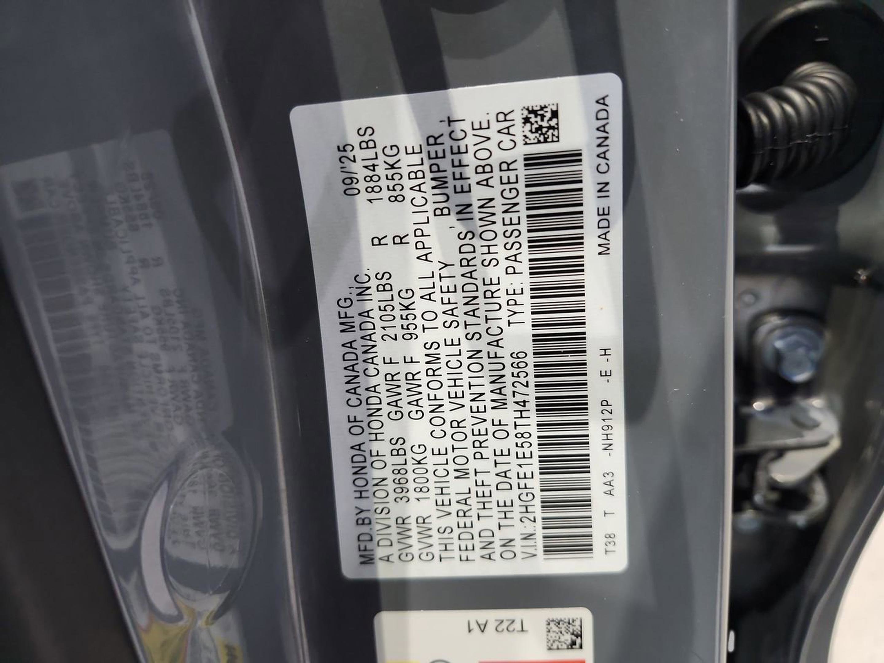 New 2026 Honda Civic Si image 30