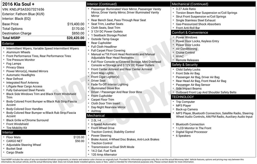 Used 2016 Kia Soul + FWD image 2