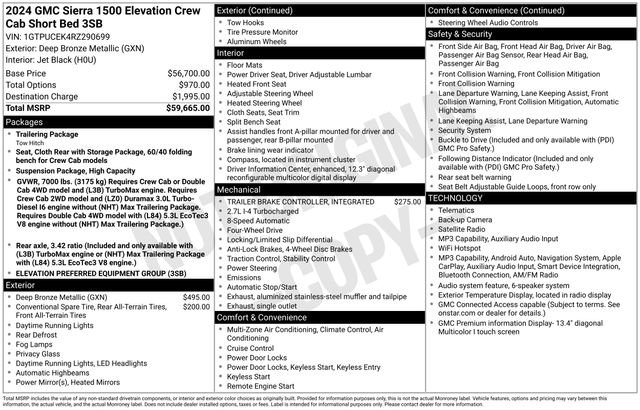Used 2024 GMC Sierra 1500 Elevation AWD/4WD image 43