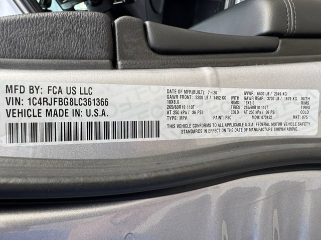 Used 2020 Jeep Grand Cherokee Limited w/ Trailer Tow Group IV AWD/4WD image 27