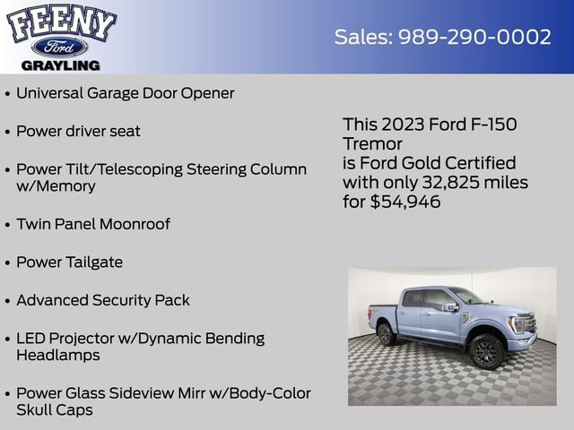 Certified 2023 Ford F150 Tremor w/ Equipment Group 402A High image 26