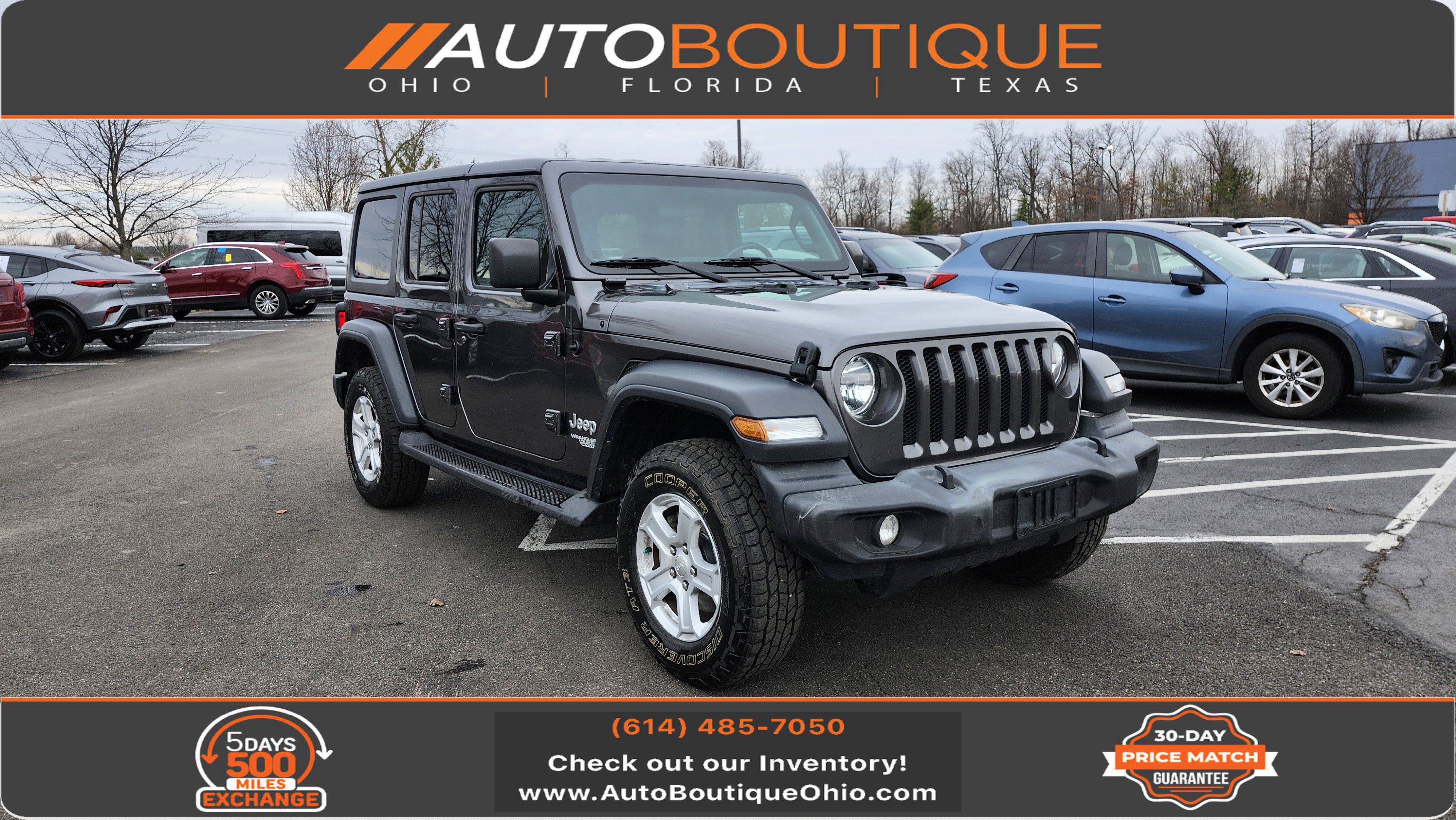 Used 2019 Jeep Wrangler Unlimited Sport S image 1