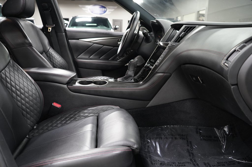 Used 2023 INFINITI Q50 Red Sport 400 w/ Black Opal Edition RWD image 35