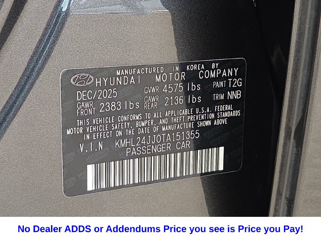 Used 2026 Hyundai Sonata Blue FWD image 43