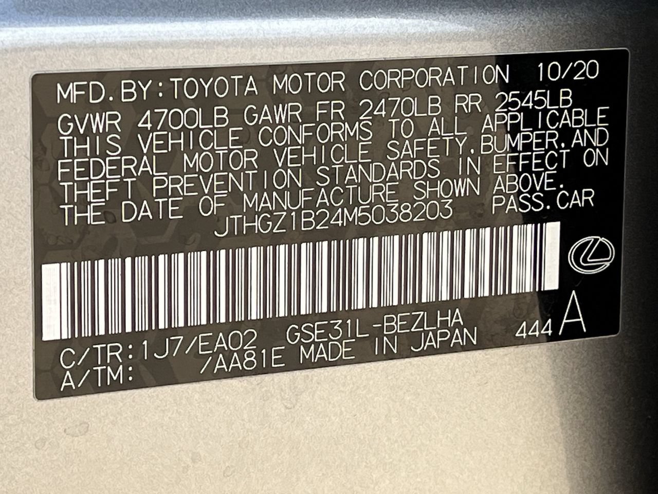 Used 2021 Lexus IS 350 F Sport w/ Accessory Package 2 RWD image 28