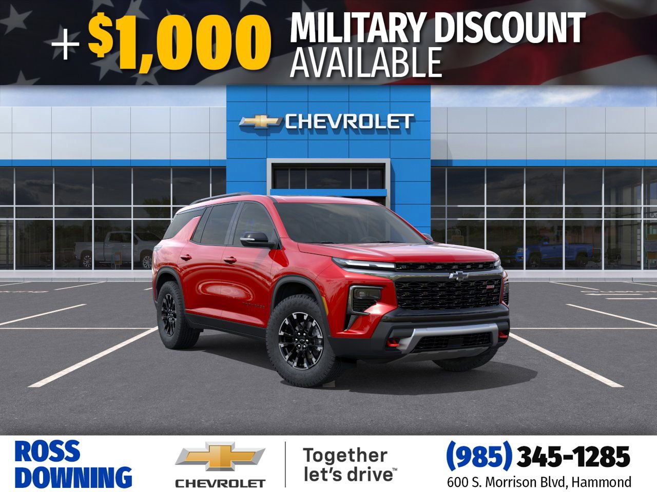 New 2026 Chevrolet Traverse Z71 w/ Driver Confidence Package AWD/4WD image 1