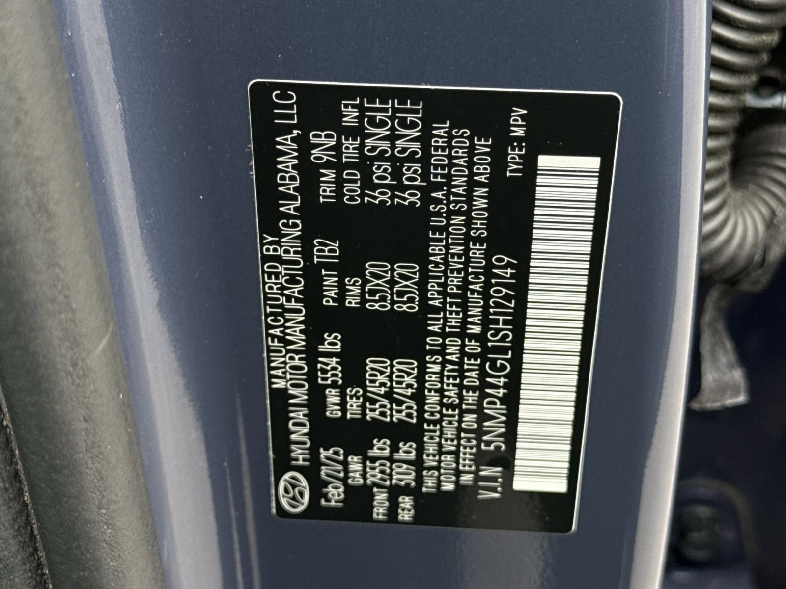 Certified 2025 Hyundai Santa Fe Limited image 30