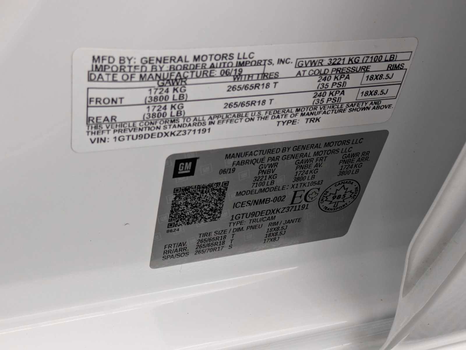 Used 2019 GMC Sierra 1500 SLT w/ SLT Convenience Package AWD/4WD image 37