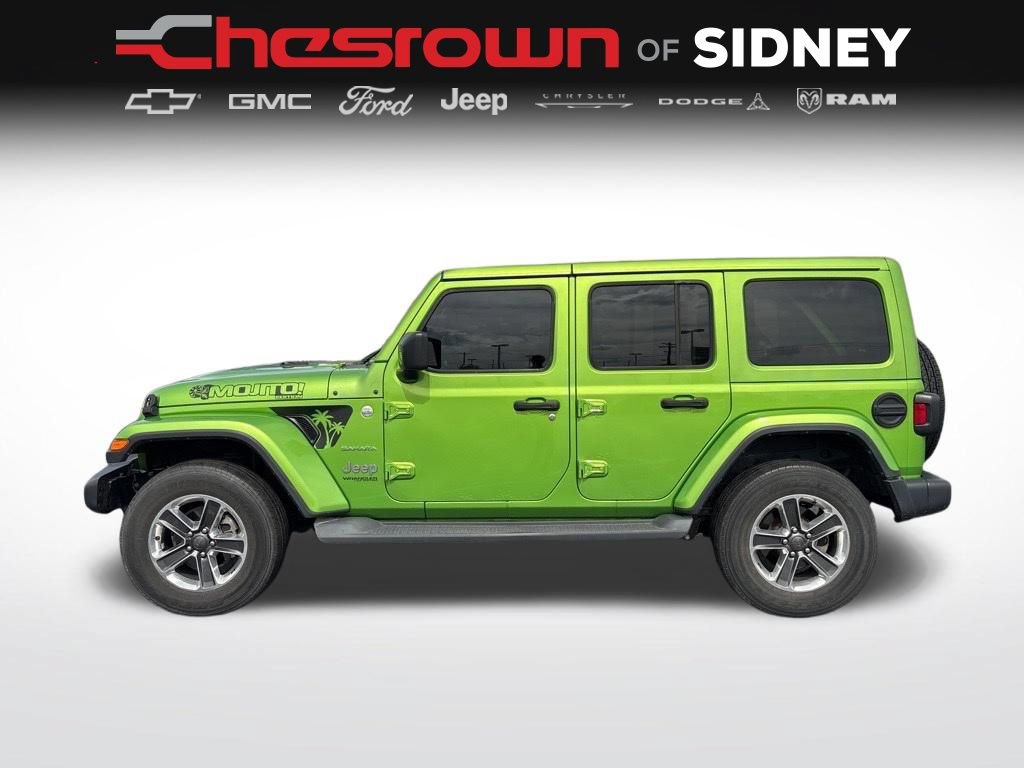 Used 2019 Jeep Wrangler Unlimited Sahara w/ Uconnect 4C Nav & Sound Group AWD/4WD image 2