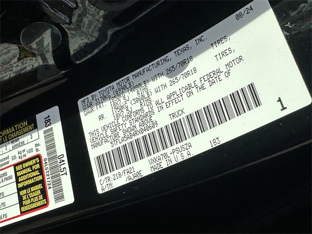 Used 2024 Toyota Tundra SR5 w/ SX Package image 26