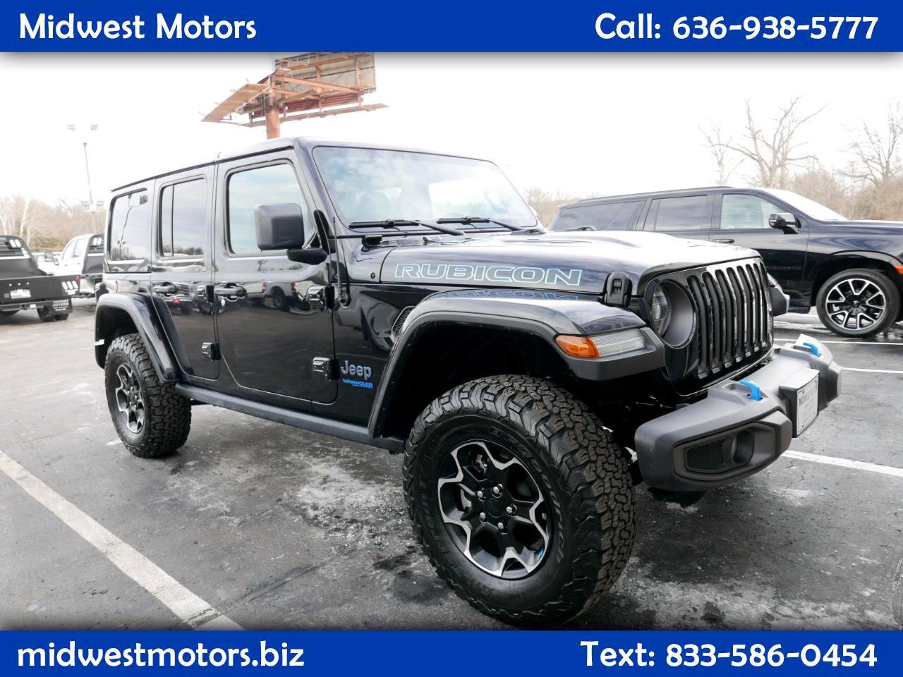 Used 2021 Jeep Wrangler Unlimited Rubicon 4xe w/ Cold Weather Group image 1