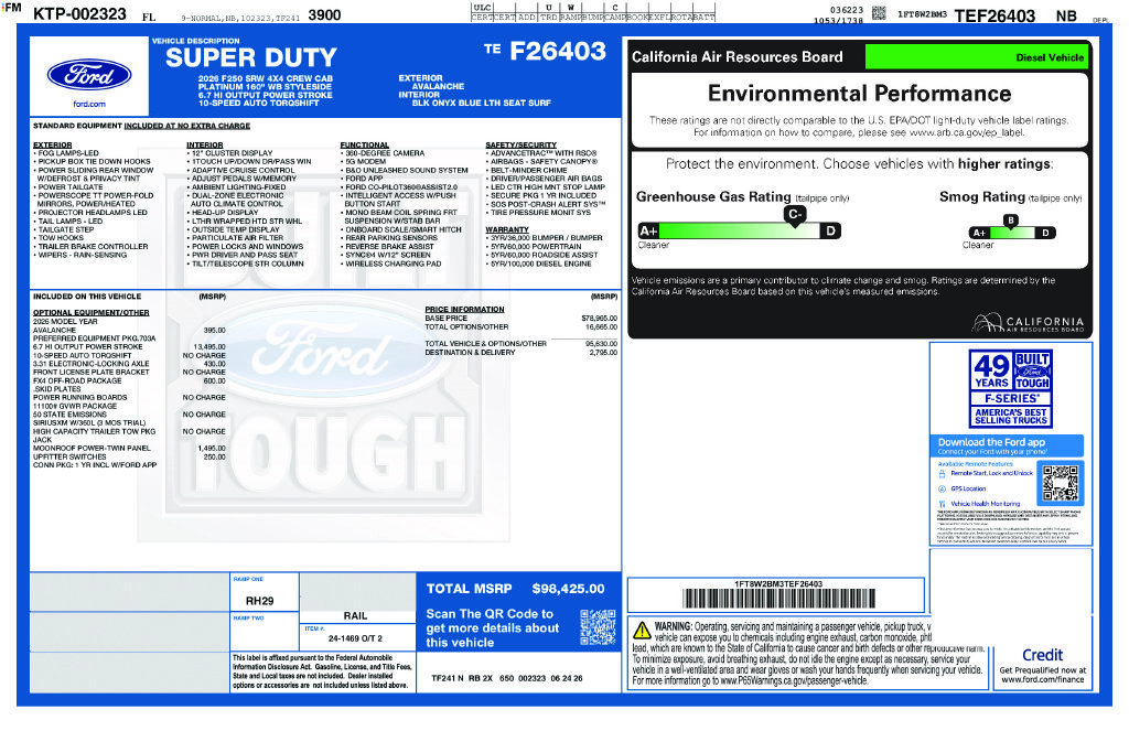 New 2026 Ford F250 Platinum AWD/4WD image 8