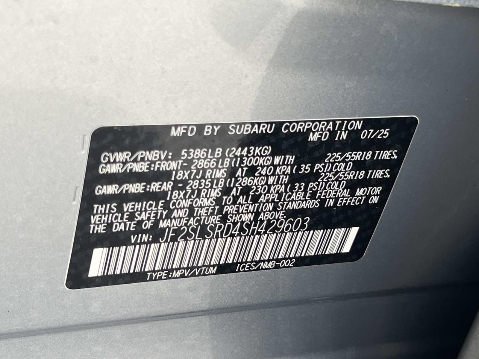 Certified 2025 Subaru Forester Limited AWD/4WD image 34