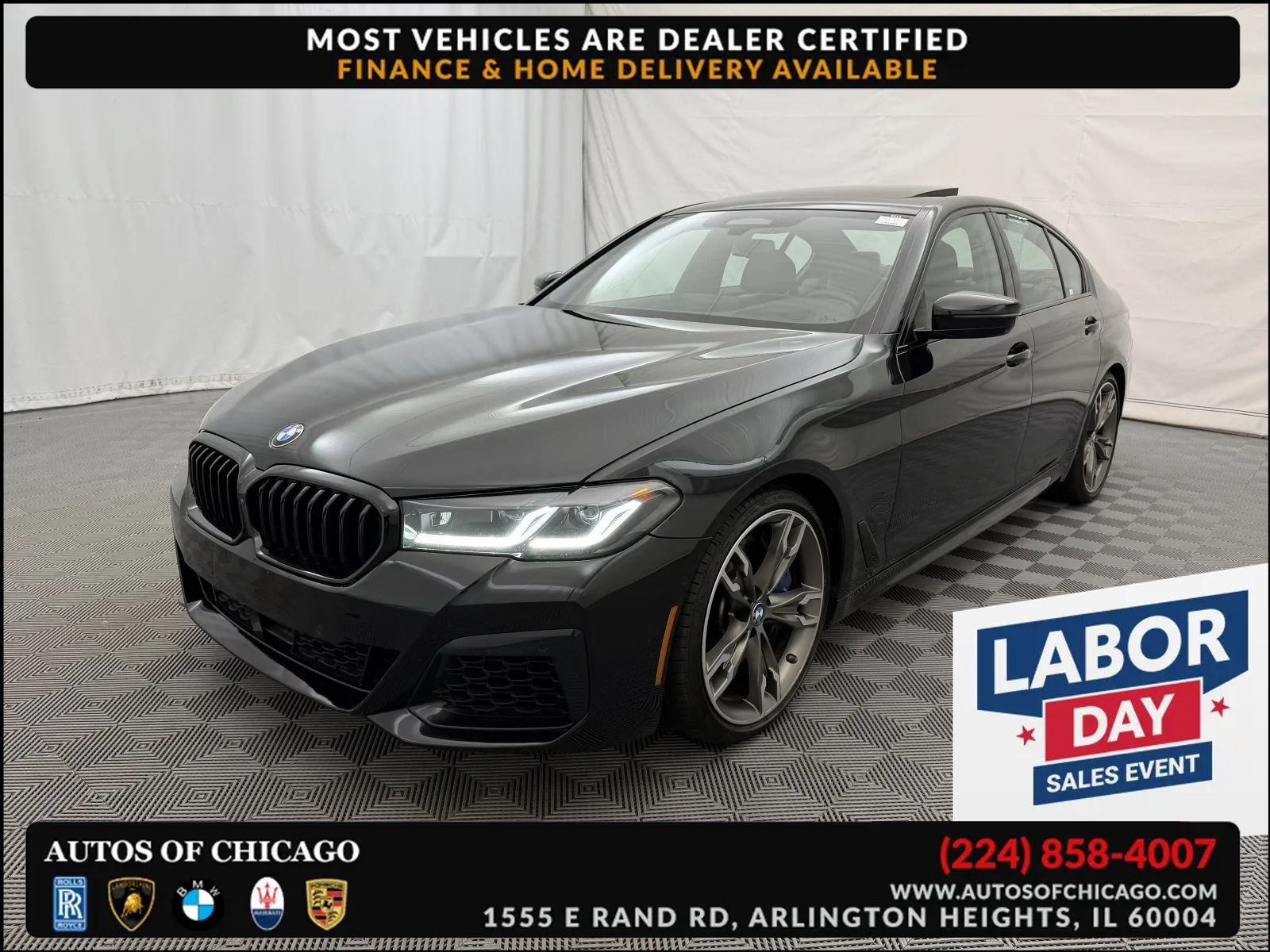 Used 2021 BMW M550i xDrive AWD/4WD image 1