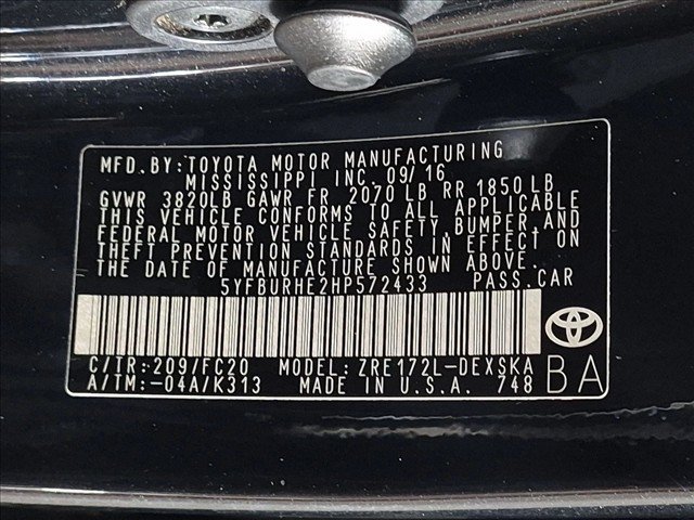 Used 2017 Toyota Corolla SE w/ Carpet Mat Package (TMS) FWD image 25