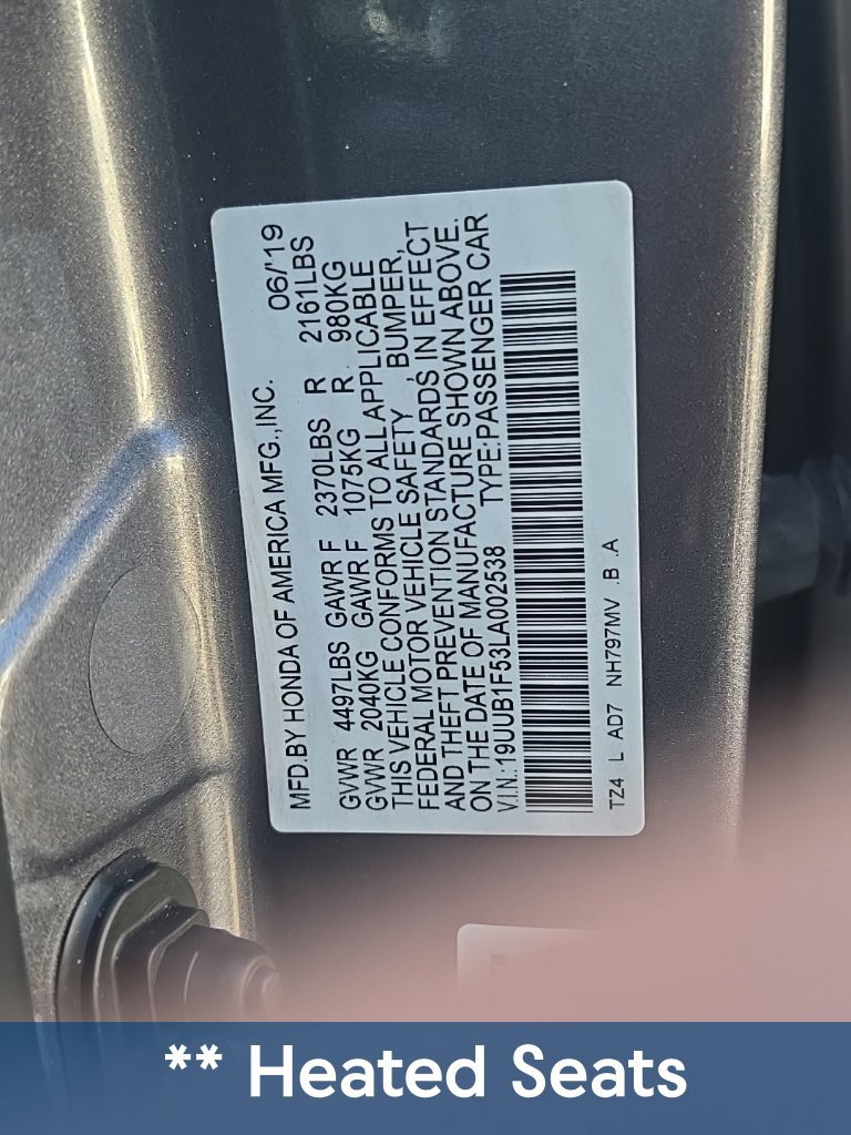 Used 2020 Acura TLX w/ Technology Package FWD image 12