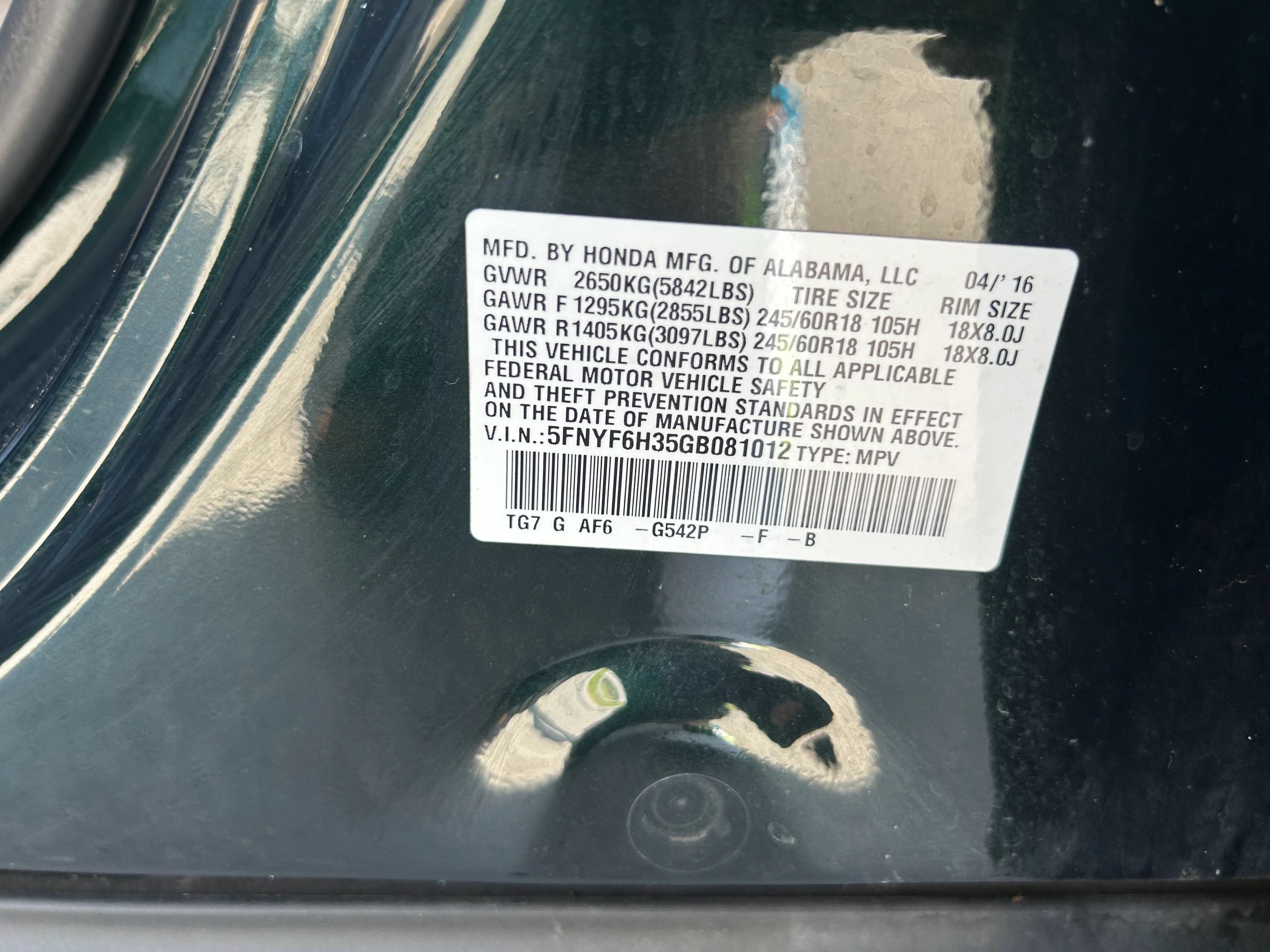 Used 2016 Honda Pilot EX image 20