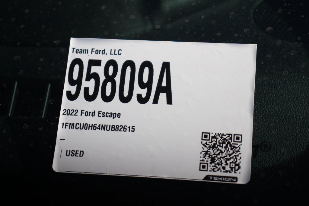 Certified 2022 Ford Escape SEL FWD image 30