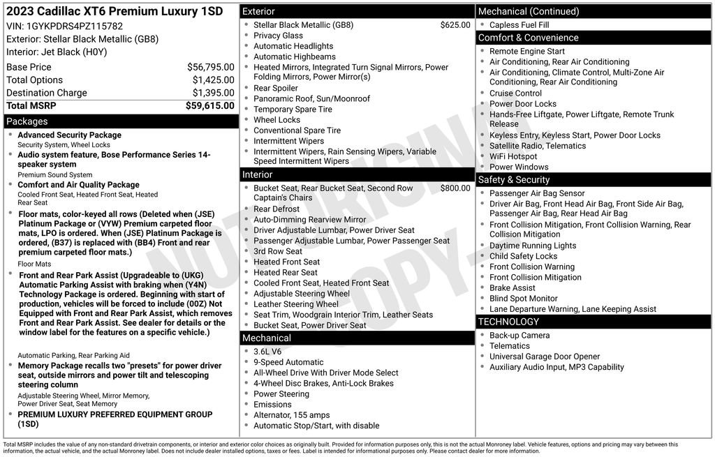 Used 2023 Cadillac XT6 Premium Luxury image 12