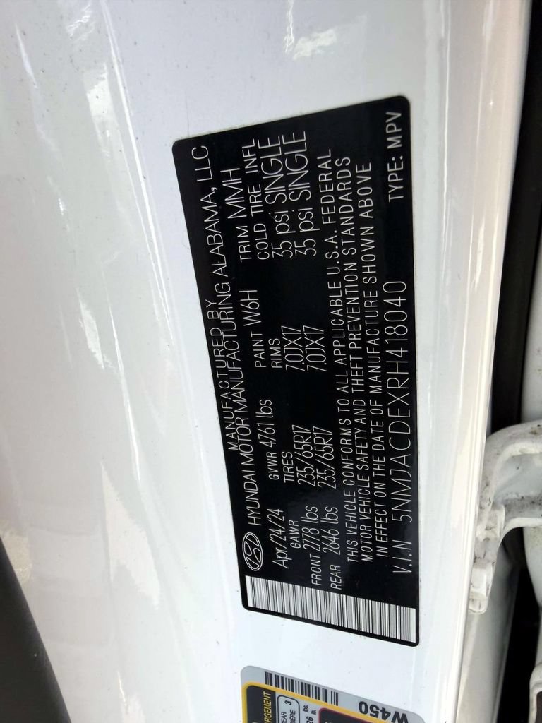 Certified 2024 Hyundai Tucson SE AWD/4WD image 17