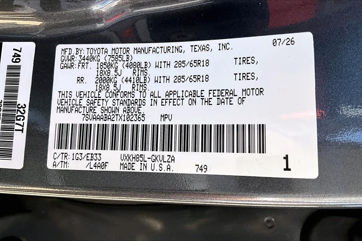 New 2026 Toyota Sequoia TRD Pro AWD/4WD image 21