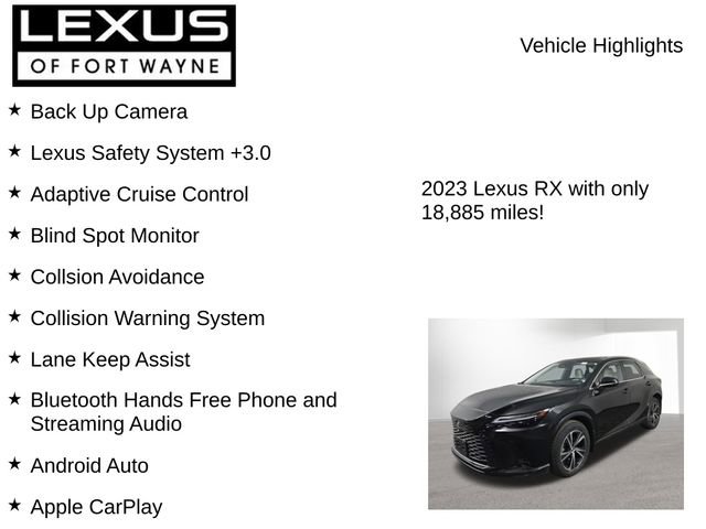 Used 2023 Lexus RX 350 Premium w/ Accessory Package image 7