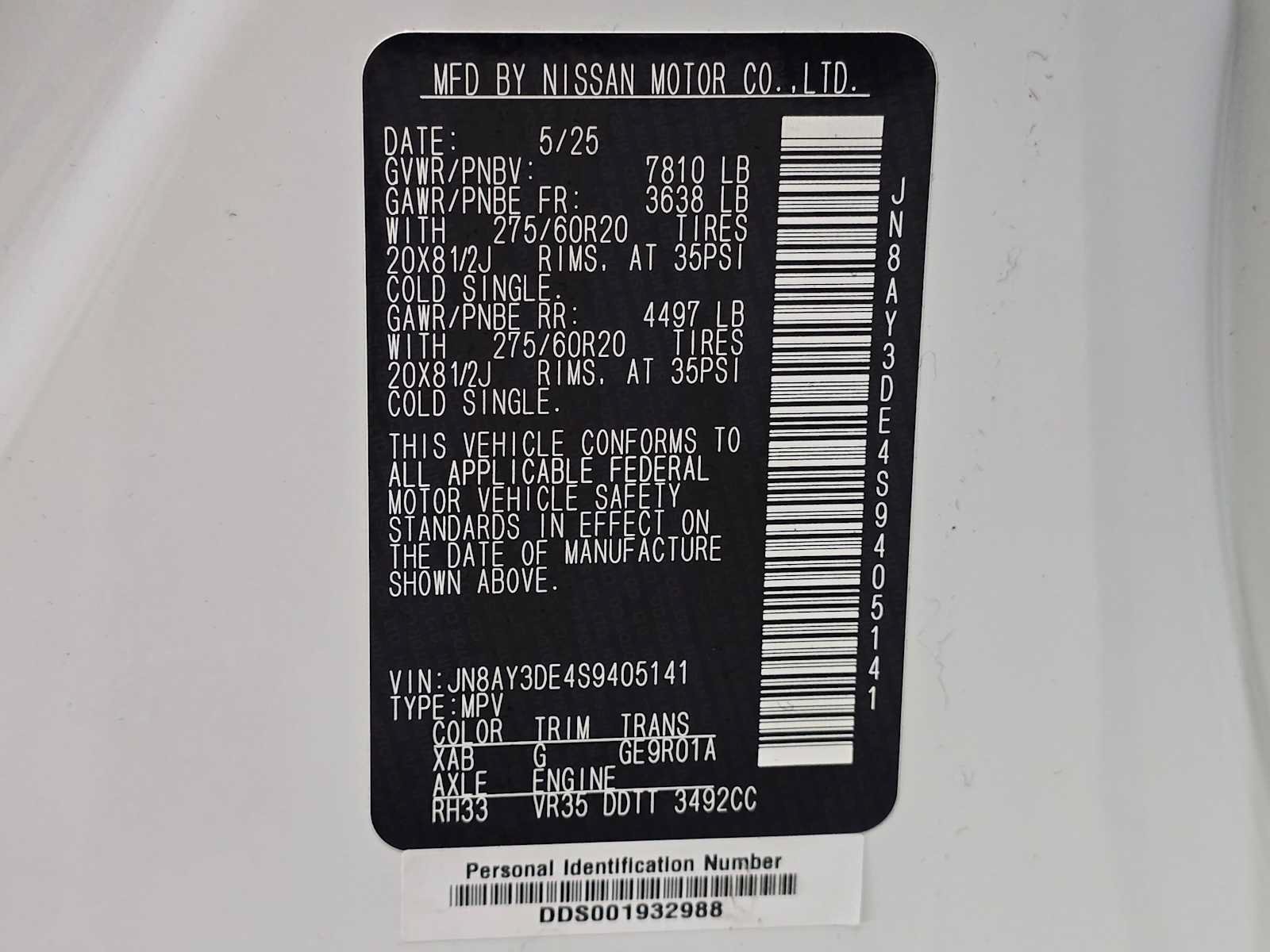Used 2025 Nissan Armada PRO-4X AWD/4WD image 32